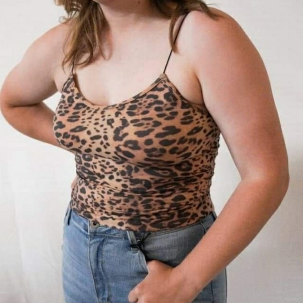 NEW- Leopard Print Tank Top